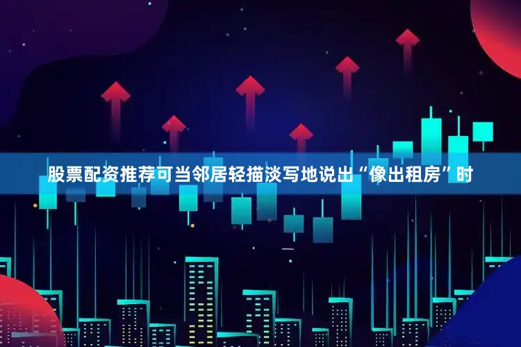 股票配资推荐可当邻居轻描淡写地说出“像出租房”时