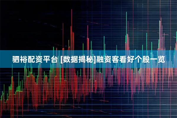 驷裕配资平台 [数据揭秘]融资客看好个股一览